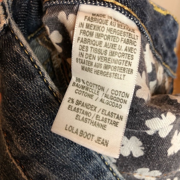 Lucky Brand Jeans, dark wash, Lola boot cut. - Picture 5 of 6